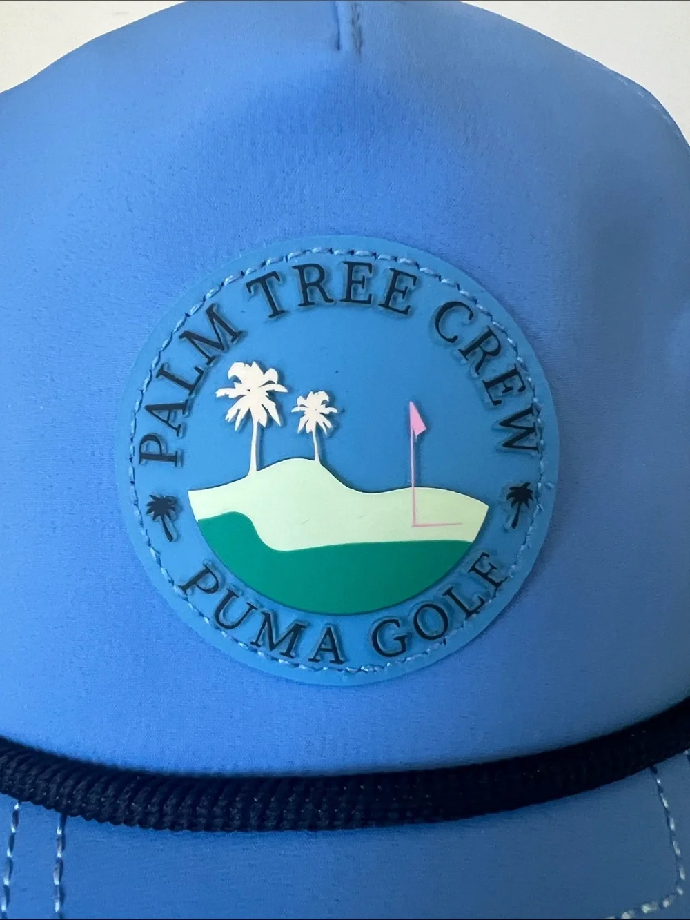 NWT Puma x Palm Tree Crew Tech Rope Cap in Regal Blue